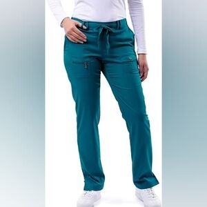 Adar Pro Drawstring Waist Scrub Pants Size Large New
